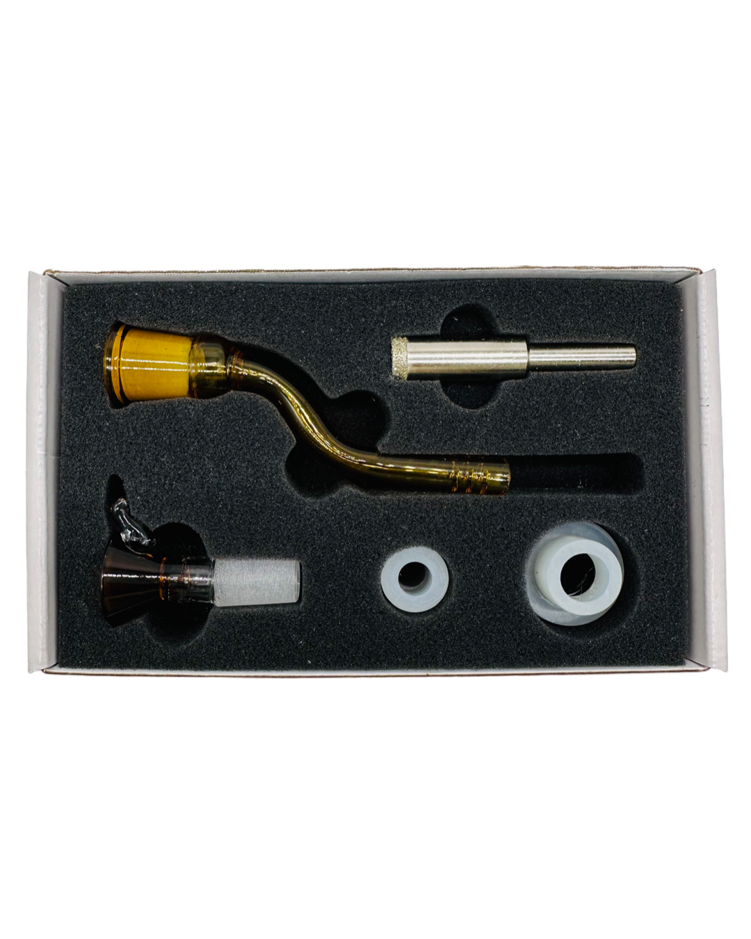 Drillee DIY Bong Kit - Amber Glass