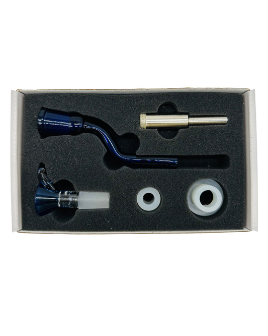 Drillee DIY Bong Kit - Blue Glass