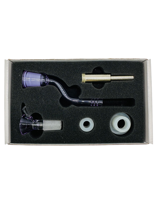 Drillee DIY Bong Kit - Purple Glass